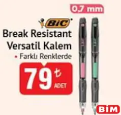 BİC BREAK RESİSTANT VERSATİL KALEM 0.7 MM fiyat ve kampanya bilgisi